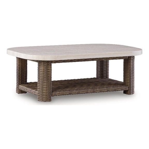 Signature Design by Ashley Osprey Swell Outdoor Coffee Table
