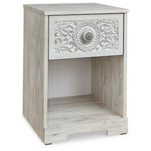 Signature Design by Ashley Paxberry 1 Drawer Nightstand Whitewash