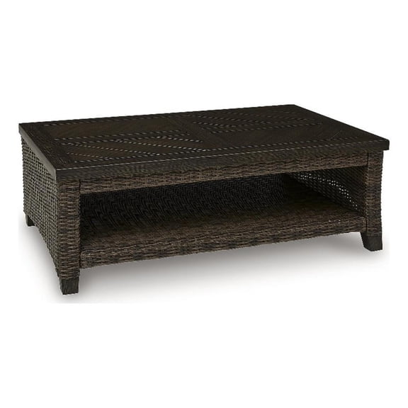 Signature Design by Ashley Pinecone Vale Outdoor Coffee Table