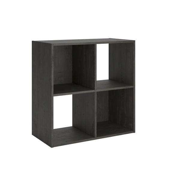 Signature Design by Ashley Piperton 4 Cube Storage Organizer with Charcoal Finish