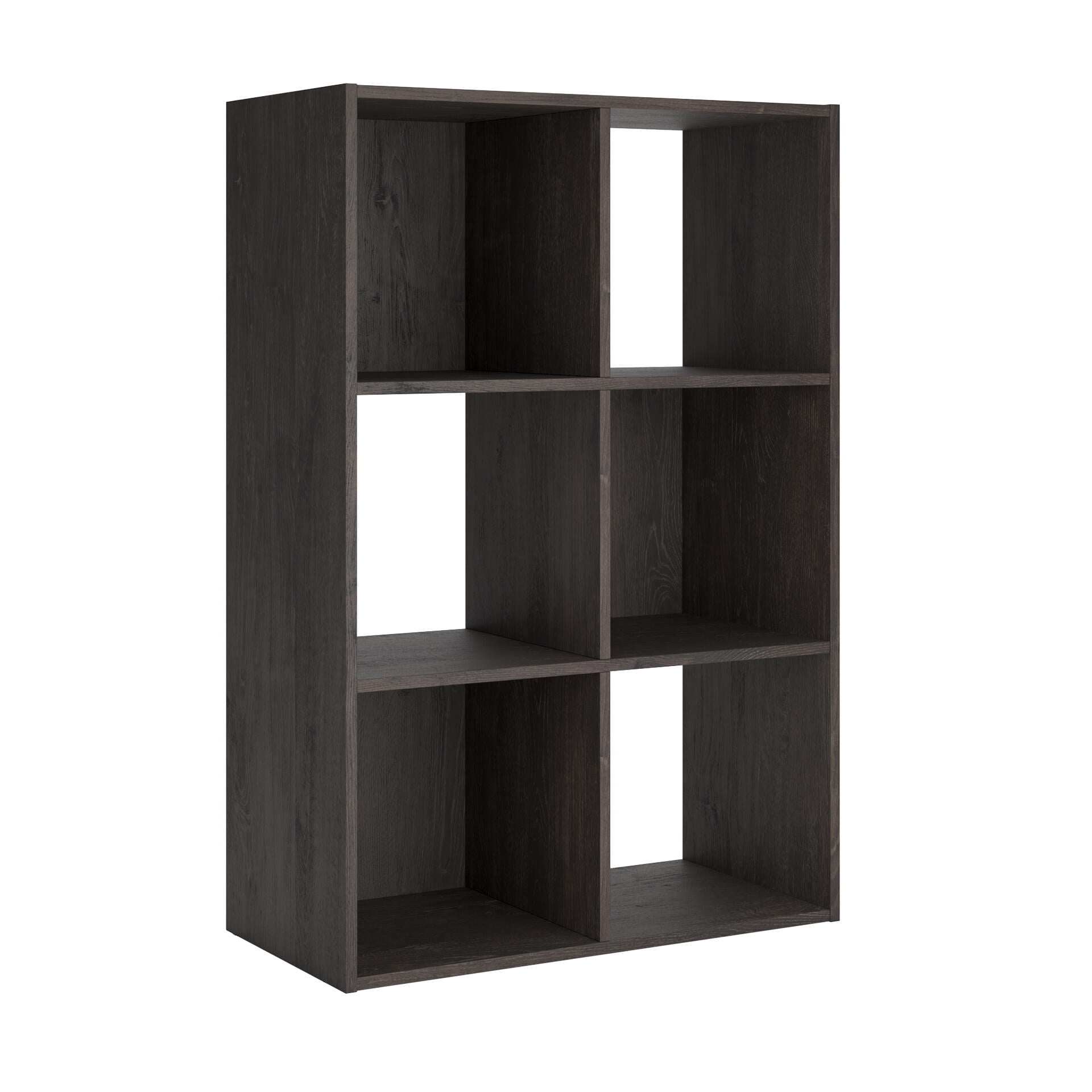 Signature Design by Ashley Piperton 6 Cube Storage Organizer with Charcoal Finish
