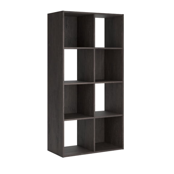 Signature Design by Ashley Piperton 8 Cube Storage Organizer with Charcoal Finish