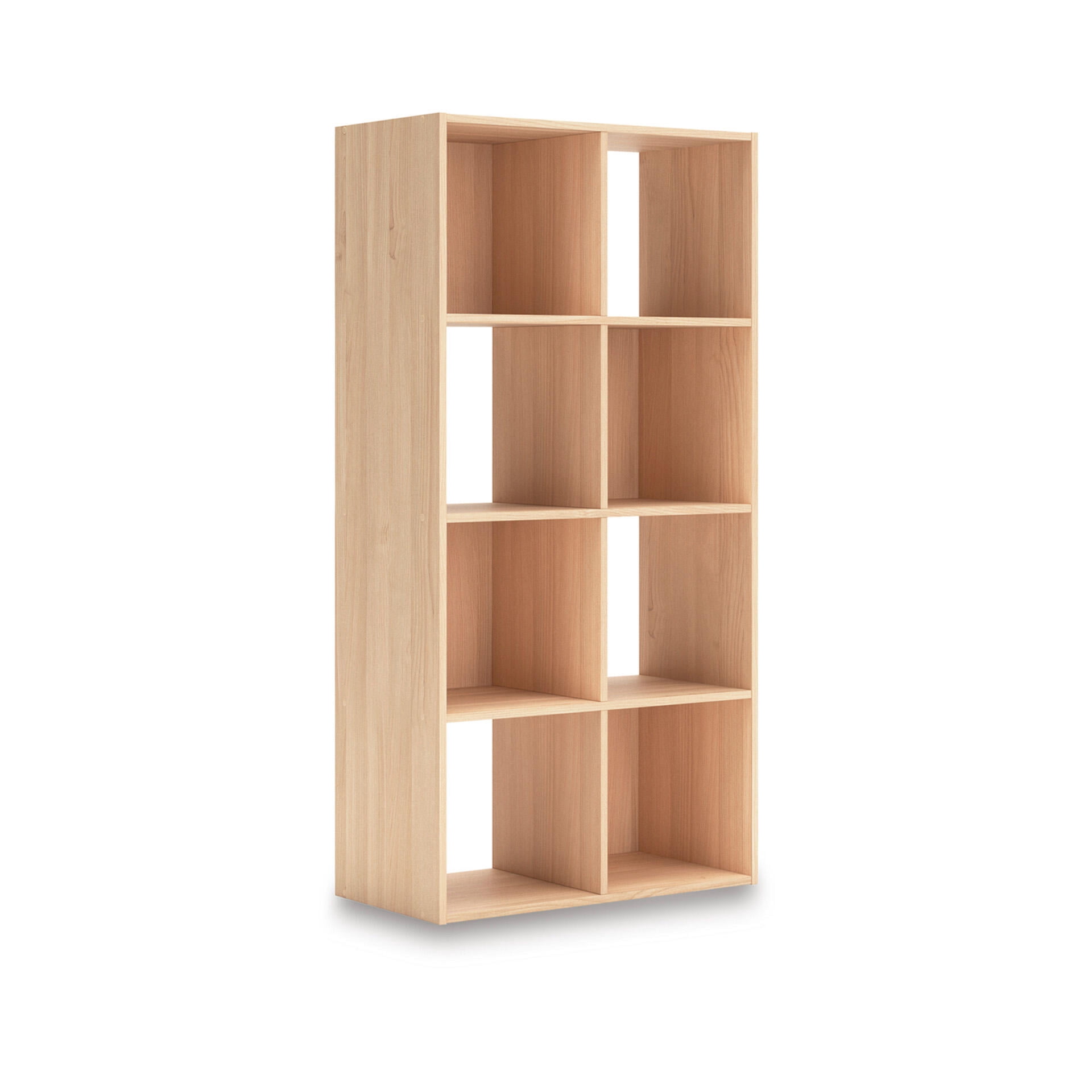 Signature Design by Ashley Piperton 8 Cube Storage Organizer with Natural Tan Finish