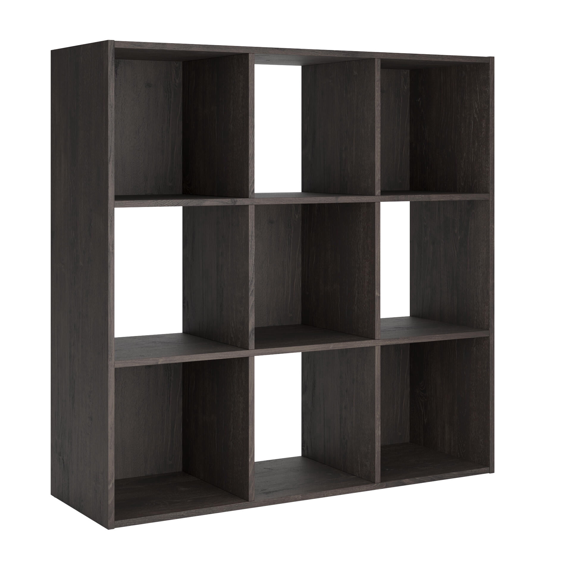 Signature Design by Ashley Piperton 9 Cube Storage Organizer with Charcoal Finish