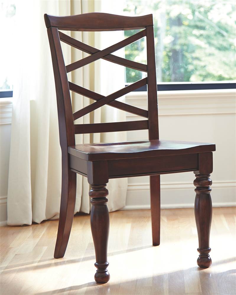 Signature Design by Ashley Porter Dining Room Side Chair Set of 2 Rustic Brown - image 1 of 4