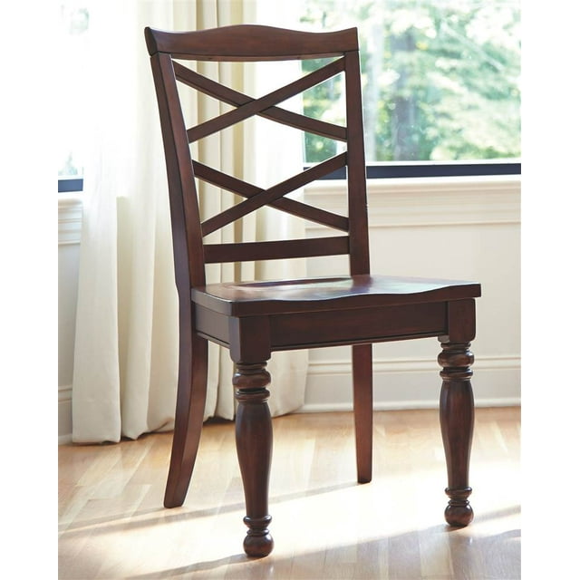 Signature Design by Ashley Porter Dining Room Side Chair Set of 2 Rustic Brown