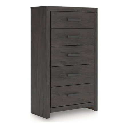 Signature Design by Ashley Prendonea Dark Gray Chest of Drawers