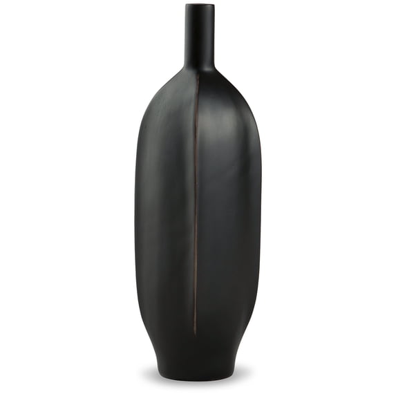Signature Design by Ashley Rhaveney Vase (Set of 3), Black, 13 IN