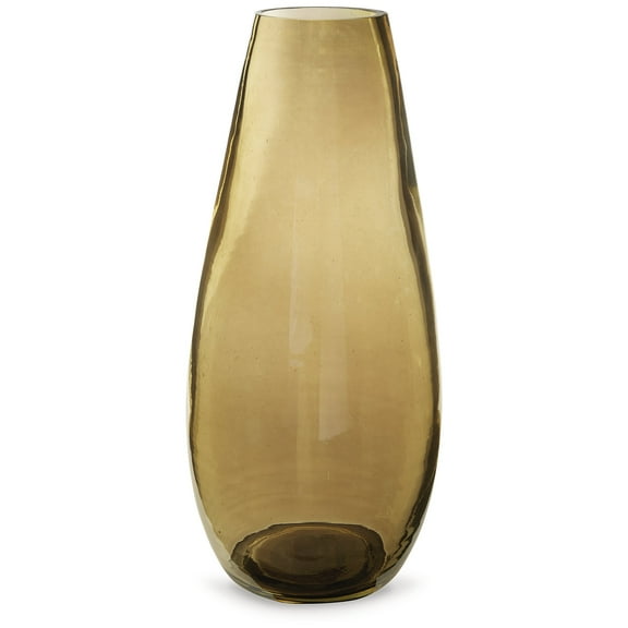 Signature Design by Ashley Rhettman 15" Glass Vase, Amber