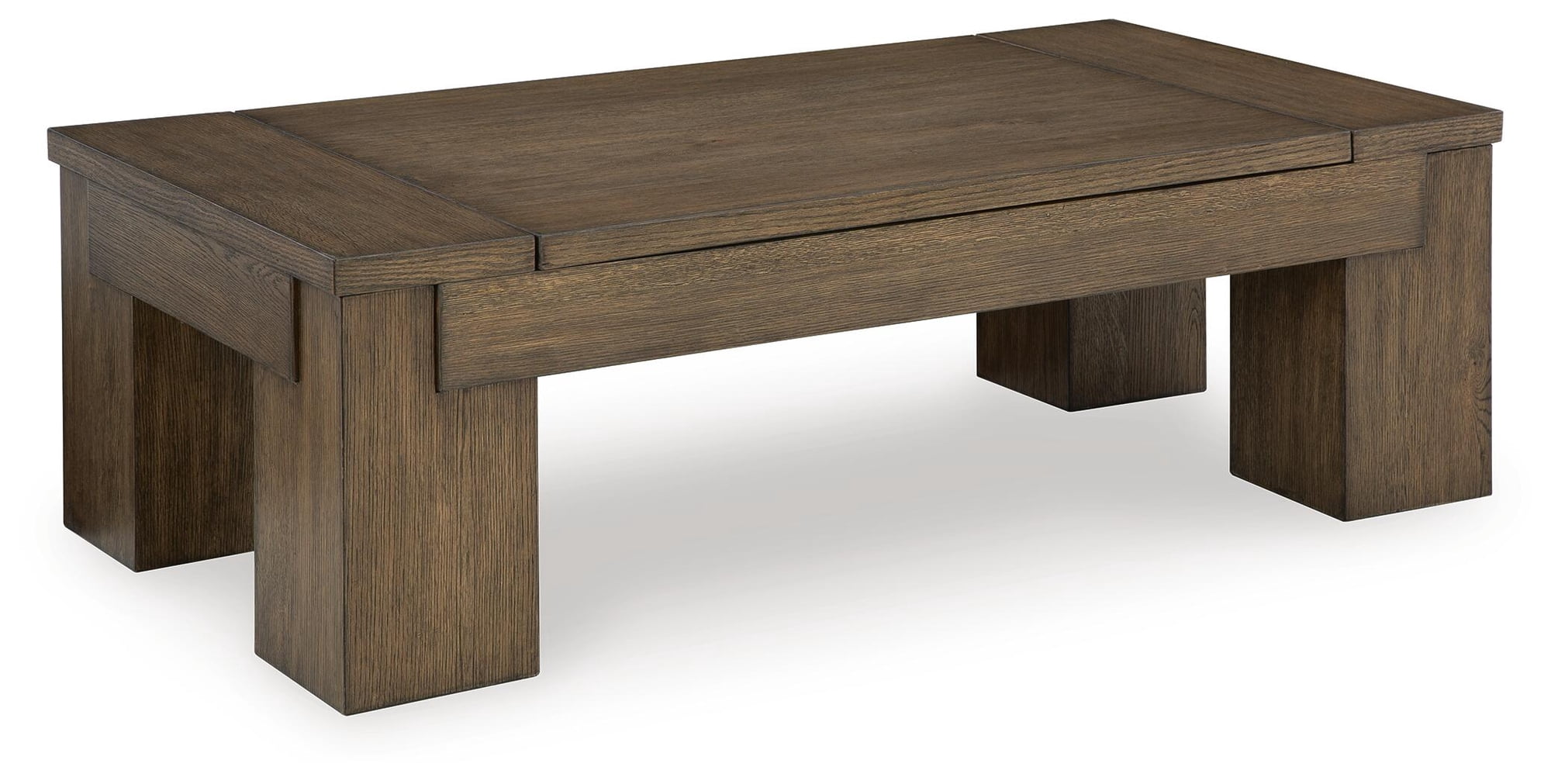 Signature Design by Ashley Rosswain 54" Lift-Top Coffee Table, Brown