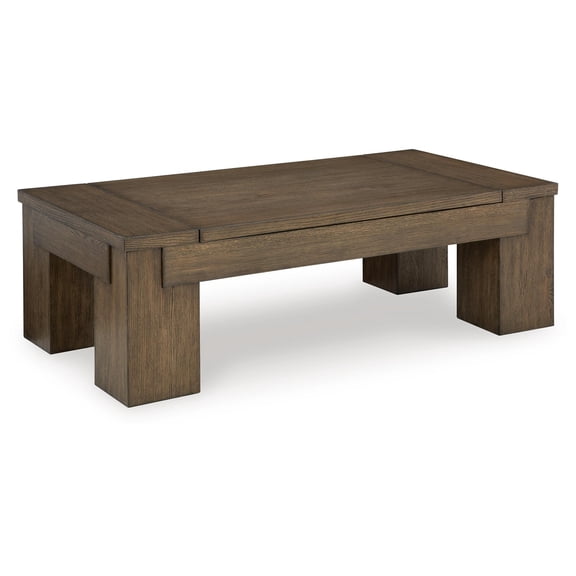 Signature Design by Ashley Rosswain 54" Lift-Top Coffee Table, Brown