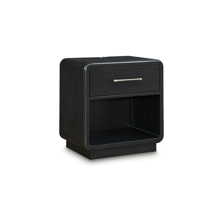 Rowanbeck Nightstand - Black Rowanbeck Nightstand - Black