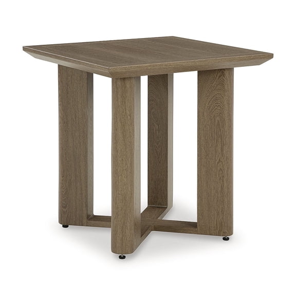 Signature Design by Ashley Serene Bay Square End Table, Dark Brown