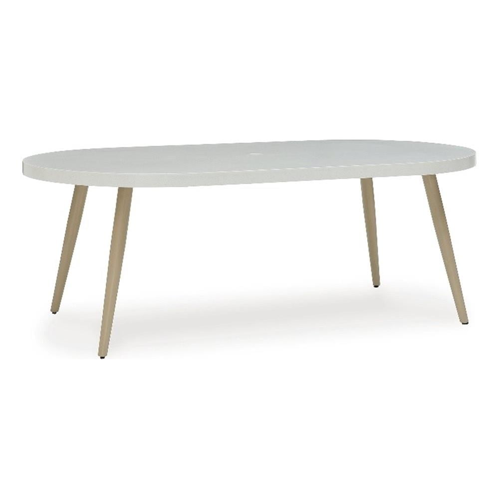 Signature Design by Ashley Seton Creek White Outdoor Dining Table