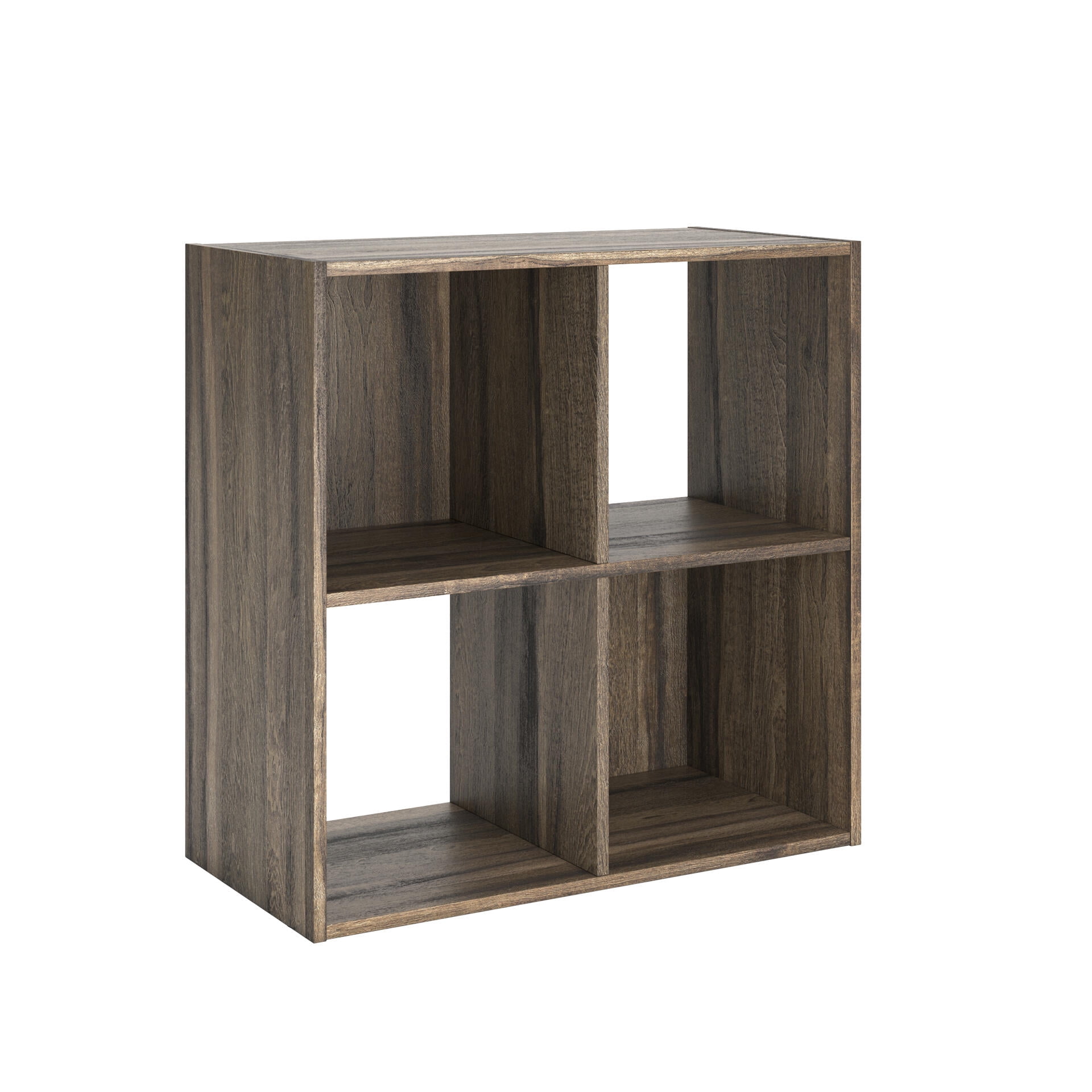 Signature Design by Ashley Shallifer 4 Cube Storage Organizer with Oak Finish