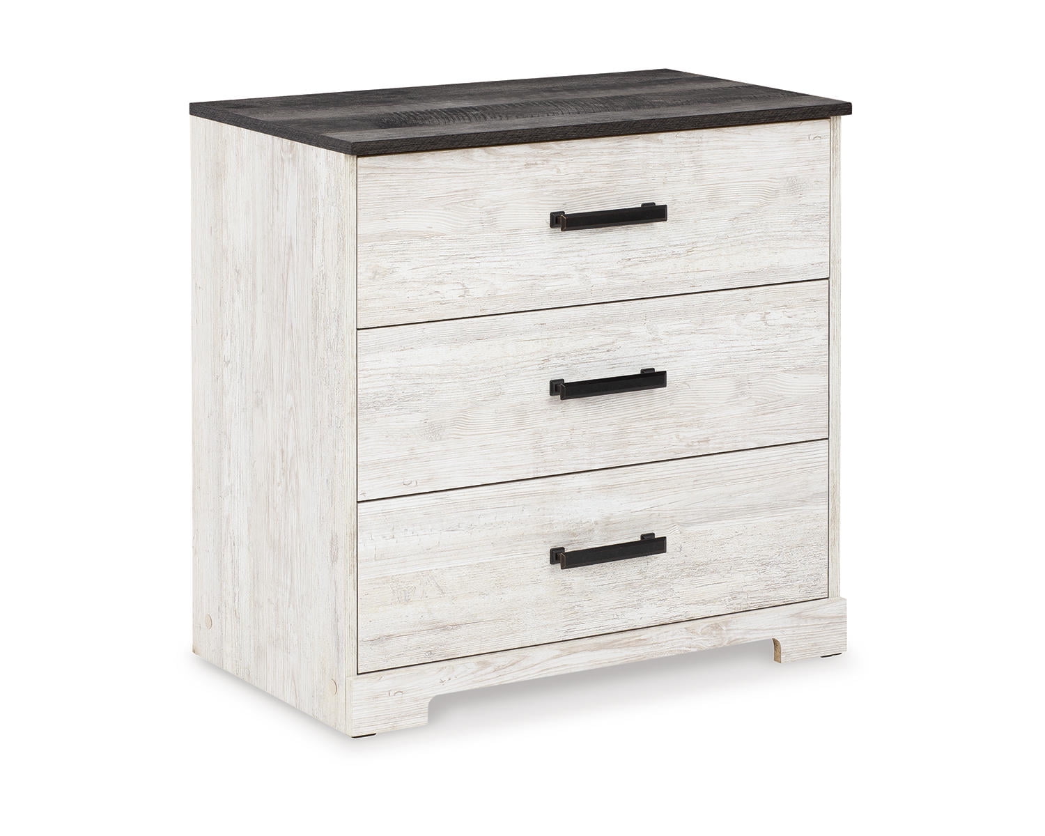 Signature Design by Ashley Shawburn Farmhouse 3 Drawer Chest of Drawers