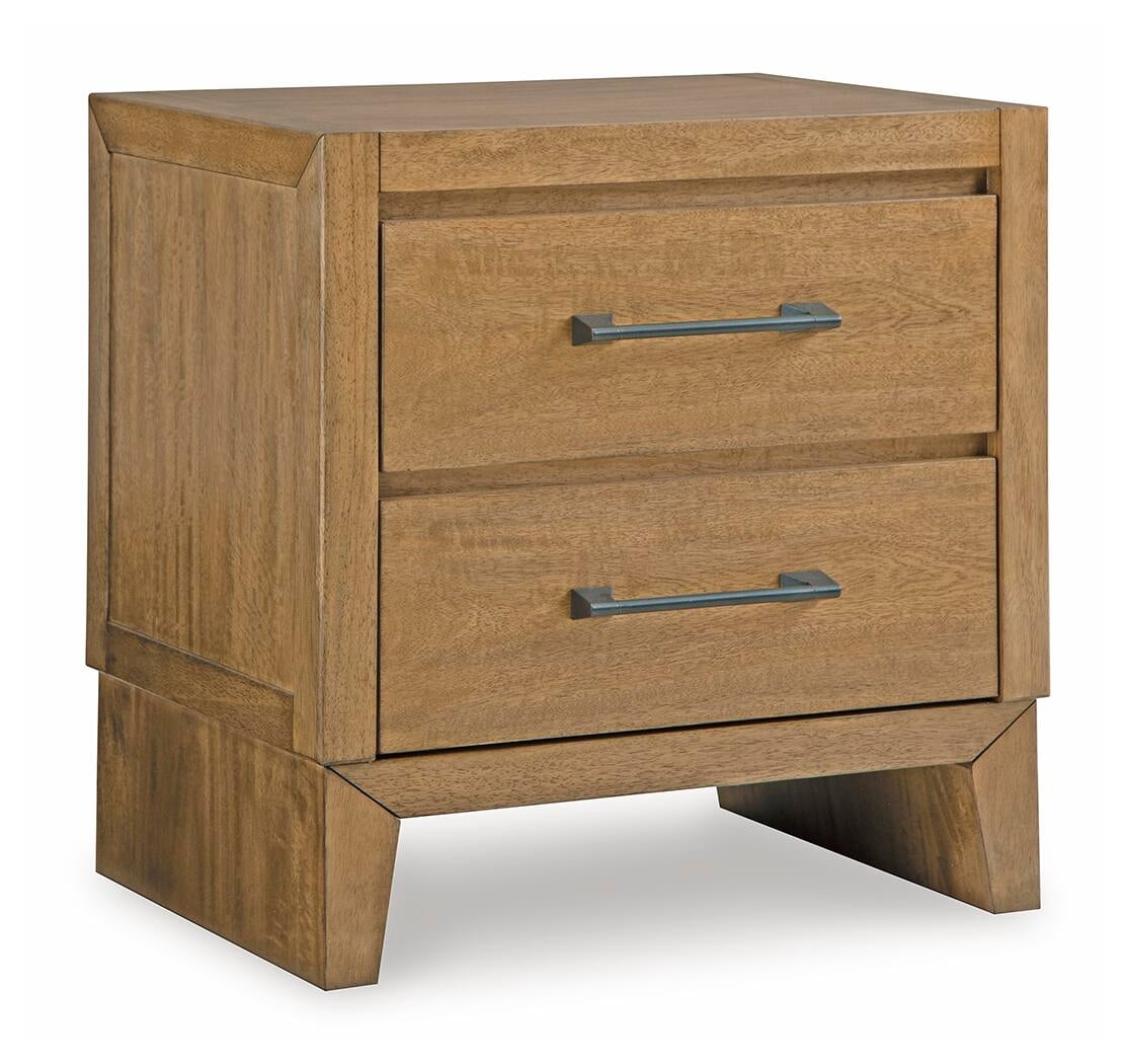 Signature Design by Ashley Sherbana 2-Drawer Nightstand, Light Brown