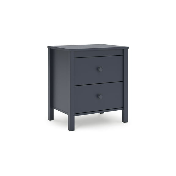 Signature Design by Ashley Simmenfort 2 Drawer Nightstand, Navy Blue