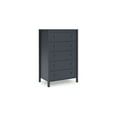 thumbnail image 1 of Signature Design by Ashley Simmenfort 5 Drawer Tall Dresser, Navy Blue, 1 of 9