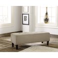 thumbnail image 1 of Ashley 2810108 Sinko Quartz Tone Fabric Oversized Accent Ottoman Bench, 1 of 2
