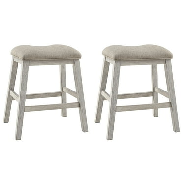 Signature Design by Ashley Skempton Modern 24" Counter Height Upholstered Barstool, Set of 2