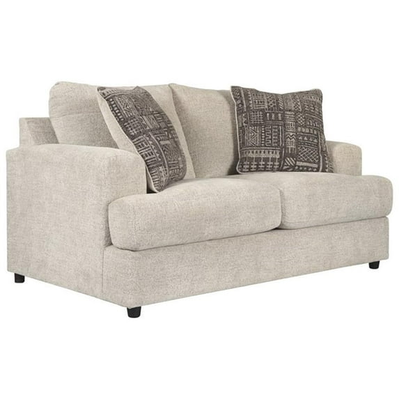 Signature Design by Ashley Soletren Loveseat in Stone