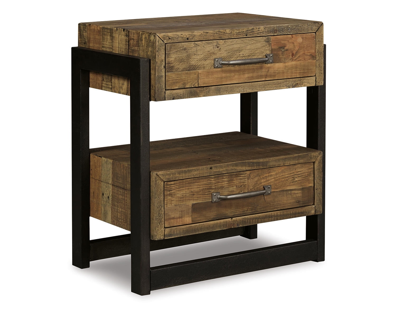 Signature Design by Ashley Sommerford Industrial Farmhouse 2 Drawer