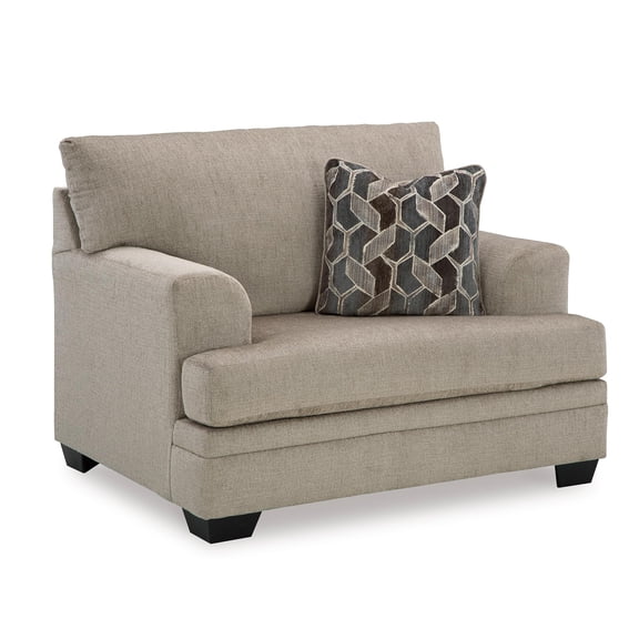 Signature Design by Ashley Stonemeade Taupe Oversized Chair