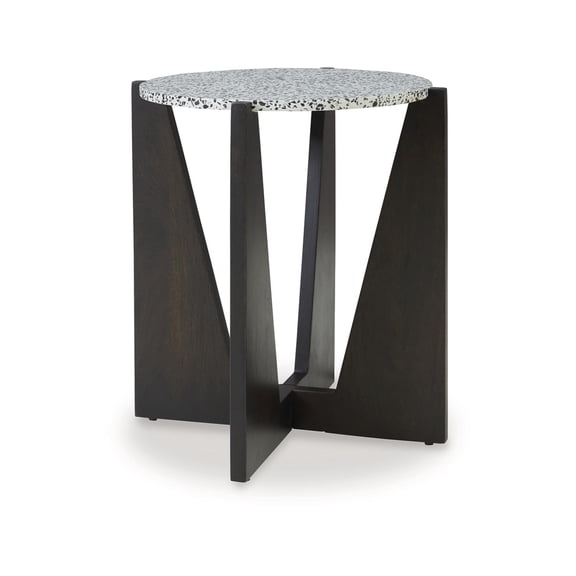 Signature Design by Ashley Tellrich Accent Table, Black & White