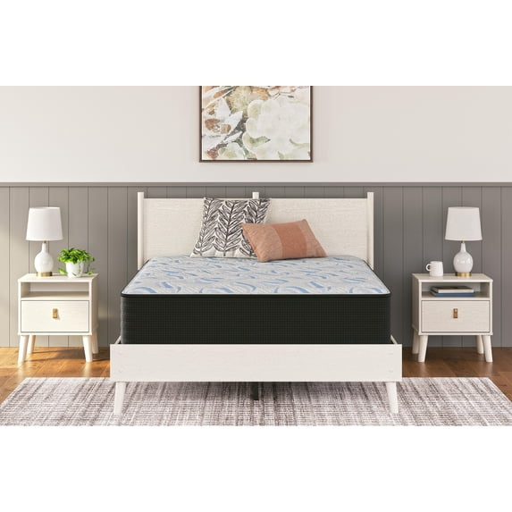Signature Design by Ashley Elite Springs Plush 14-Inch Full Mattress - Memory Foam & Wrapped Coils - Bed in a Box