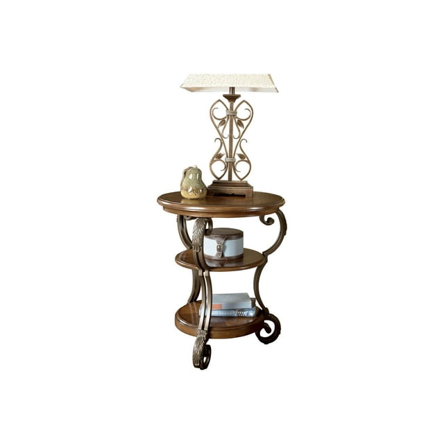 Signature Design by Ashley Traditional Nestor Chairside End Table