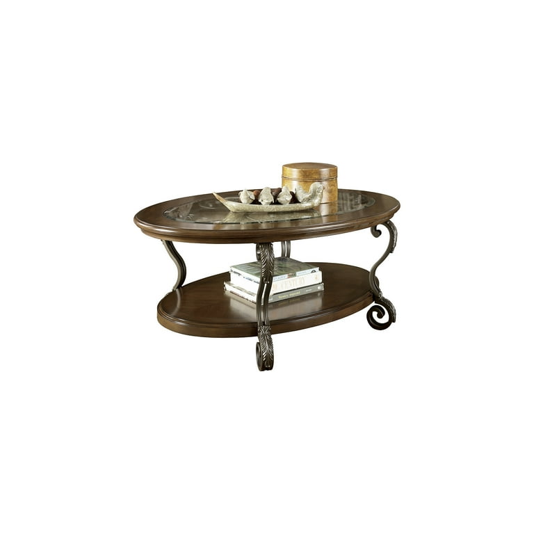 アシュレイ Ashley Nestor Coffee Table ガラステーブル