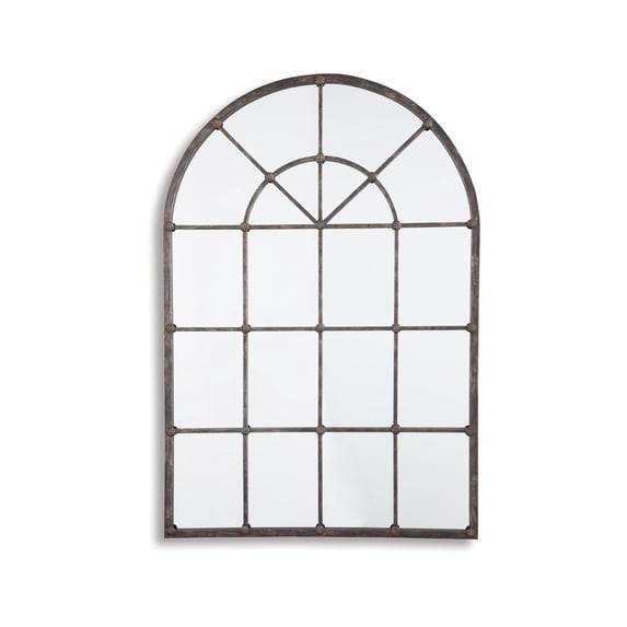 Signature Design by Ashley Traditional Oengus Accent Mirror Antique Silver