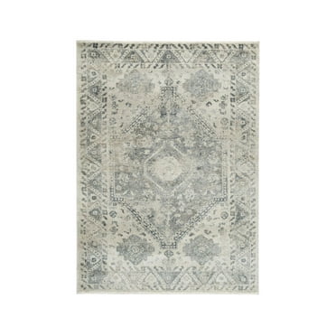 Signature Design by Ashley Traditional Precia 5'3" x 7'3" Rug  Gray/Cream