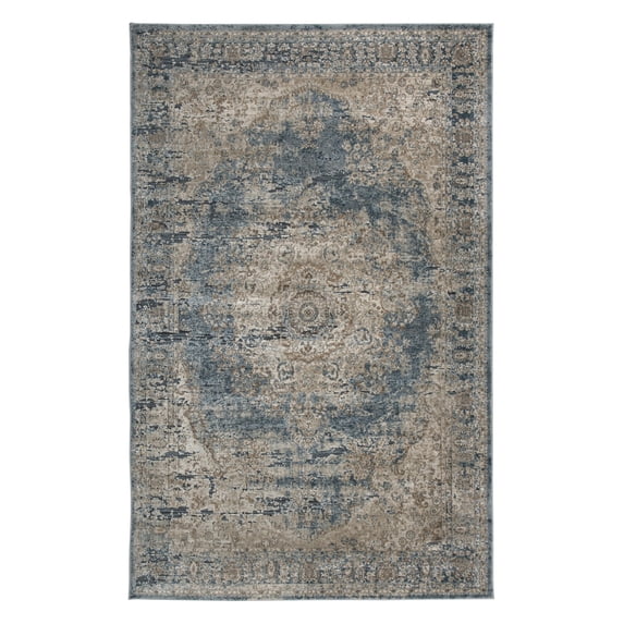 Signature Design by Ashley Traditional South 5' x 7' Rug Blue/Beige
