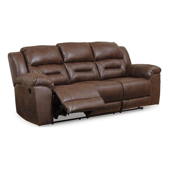 Signature Design by Ashley Truesdale Reclining Sofa in Chocolate