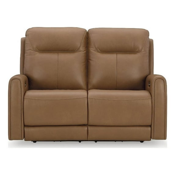 Signature Design by Ashley Tryanny Brown Power Reclining Loveseat