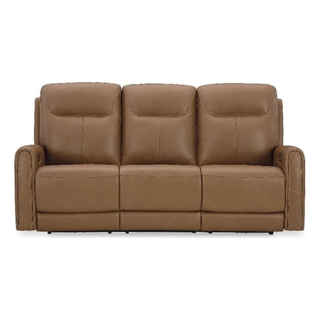 Signature Design by Ashley Tryanny Brown Power Reclining Sofa