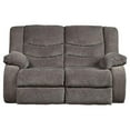 thumbnail image 1 of Signature Design by Ashley Tulen Reclining Loveseat in Gray, 1 of 14