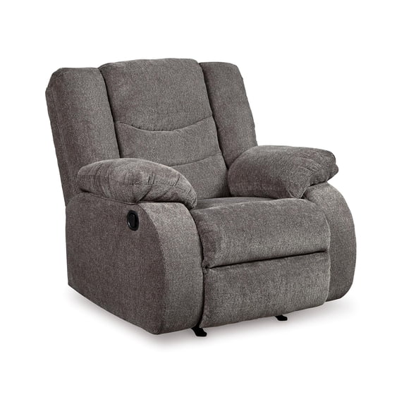 Signature Design by Ashley Tulen Rocker Recliner in Gray