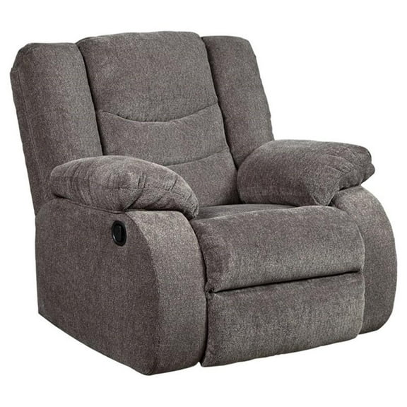 Signature Design by Ashley Tulen Rocker Recliner in Gray