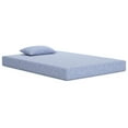 thumbnail image 1 of Signature Design by Ashley Twin Size iKidz 7 Inch Firm Memory Foam Mattress with Stretch Knit Cover & Pillow Included, Blue Ocean, 1 of 5