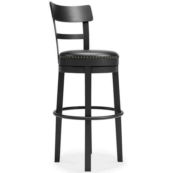 Signature Design by Ashley Valebeck Collection Swivel Bar Stools, Black