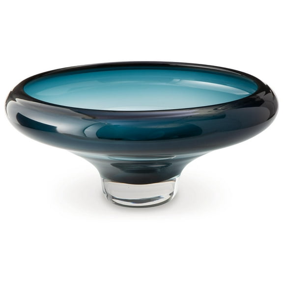 Signature Design by Ashley Vallborough Bowl, Teal Blue
