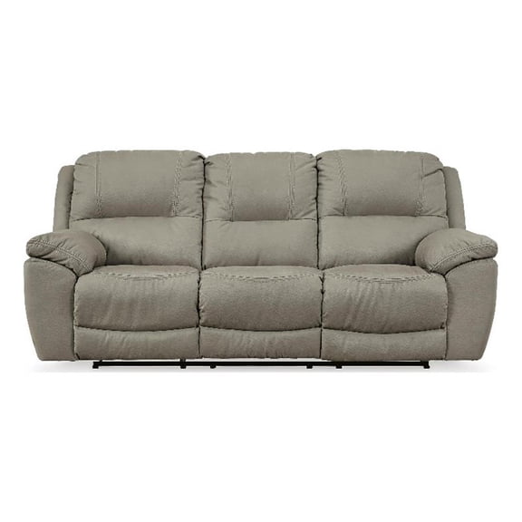Signature Design by Ashley Vantrel Reclining Sofa in Gray