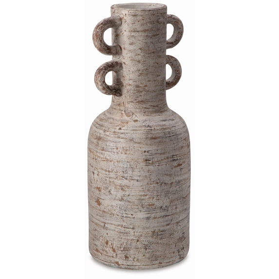 Signature Design by Ashley Wellbridge Vase, Distressed White