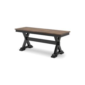 Signature Design by Ashley Wildenauer 50" Dining Bench, Brown & Black
