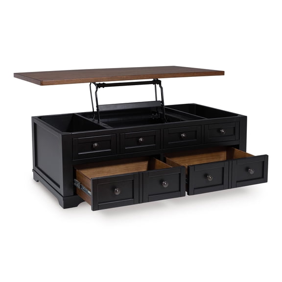 Signature Design by Ashley Wildenauer Black Lift-Top Coffee Table