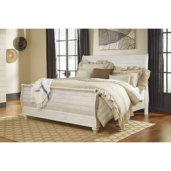 Signature Design by Ashley Willowton Sleigh Bed