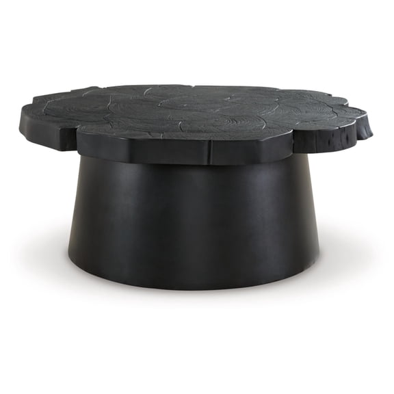 Signature Design by Ashley Wimbell Solid Wood Coffee Table in Black